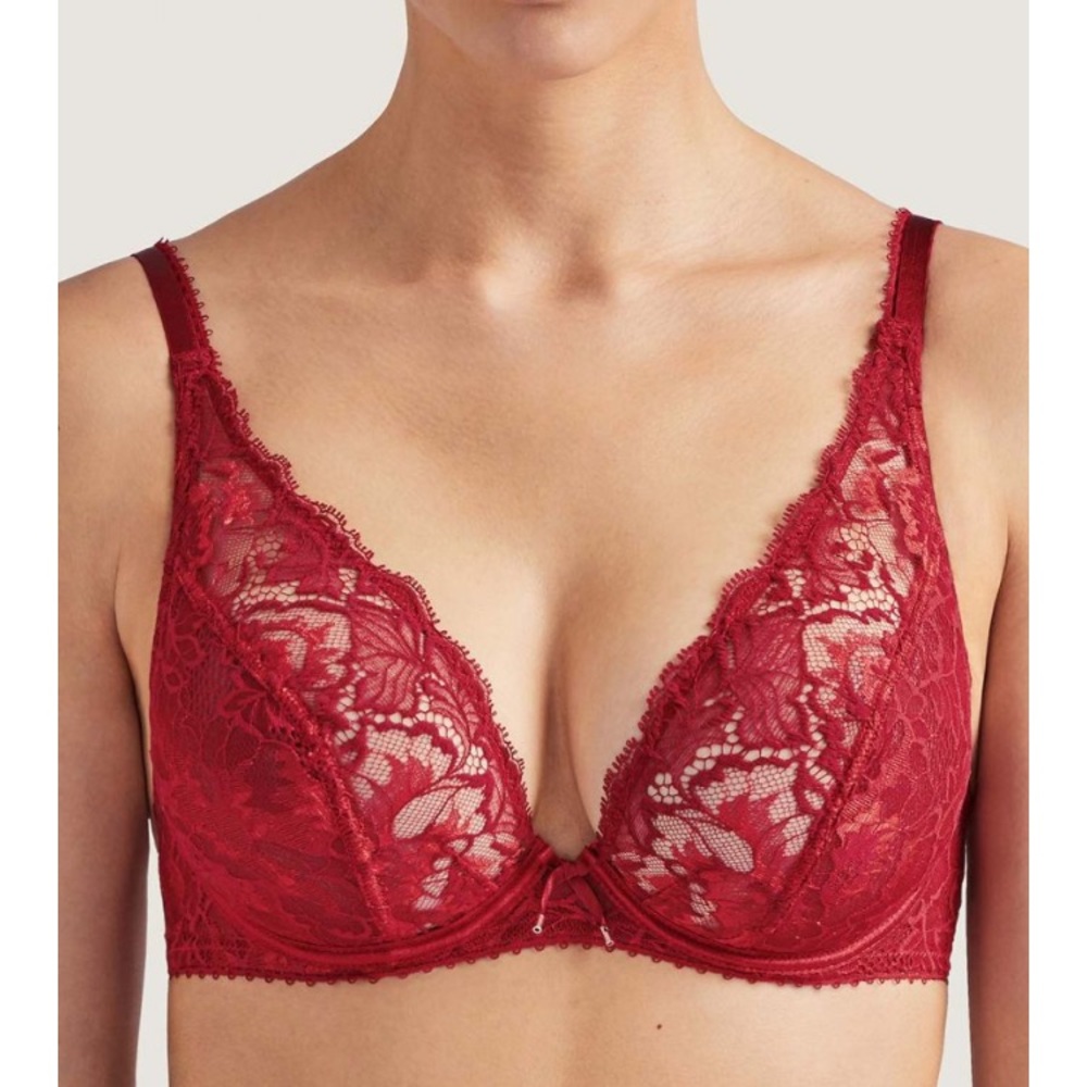 Aubade Aube Amoureuse Plunge Triangle Bra, 36D